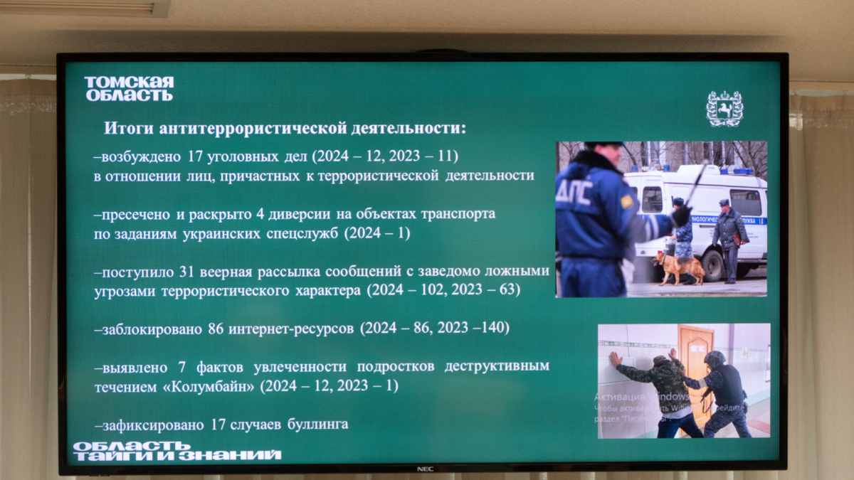 В Томской области сократилось количество ложных сообщений о терроризме tomsk.gov.ru